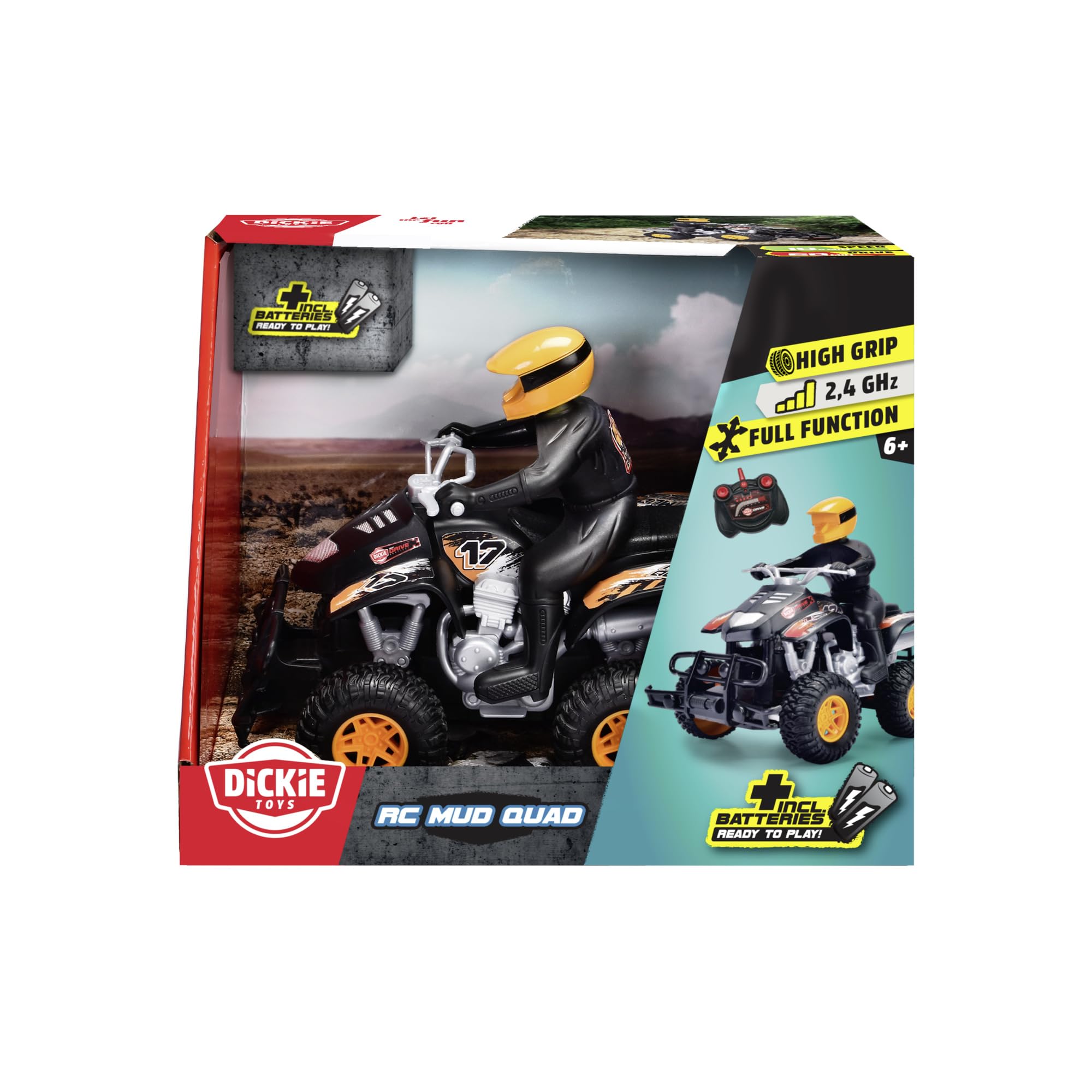 dickie-go-crazy-rc-mud-quad-21-cm-ferngesteuertes-auto image 7