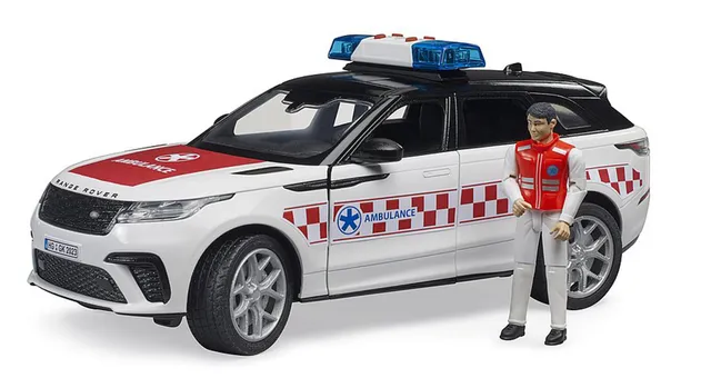 bruder-profi-series-02885-range-rover-velar-notarztwagen-mit-fahrer-sound image 1
