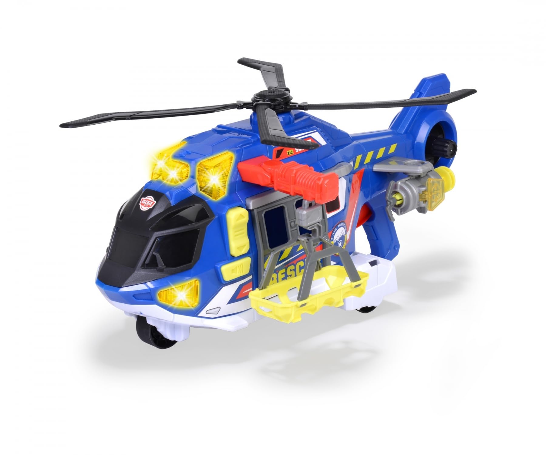 dickie-sos-rettungs-hubschrauber-39cm-licht-sound-seilwinde image 1