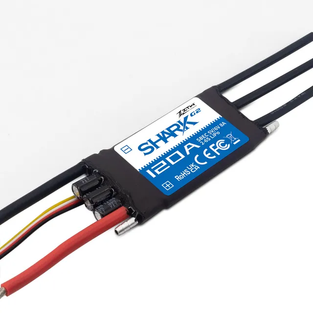 ztw-shark-g2-120a-esc-2-6s-regler-f-r-rc-boot image 1
