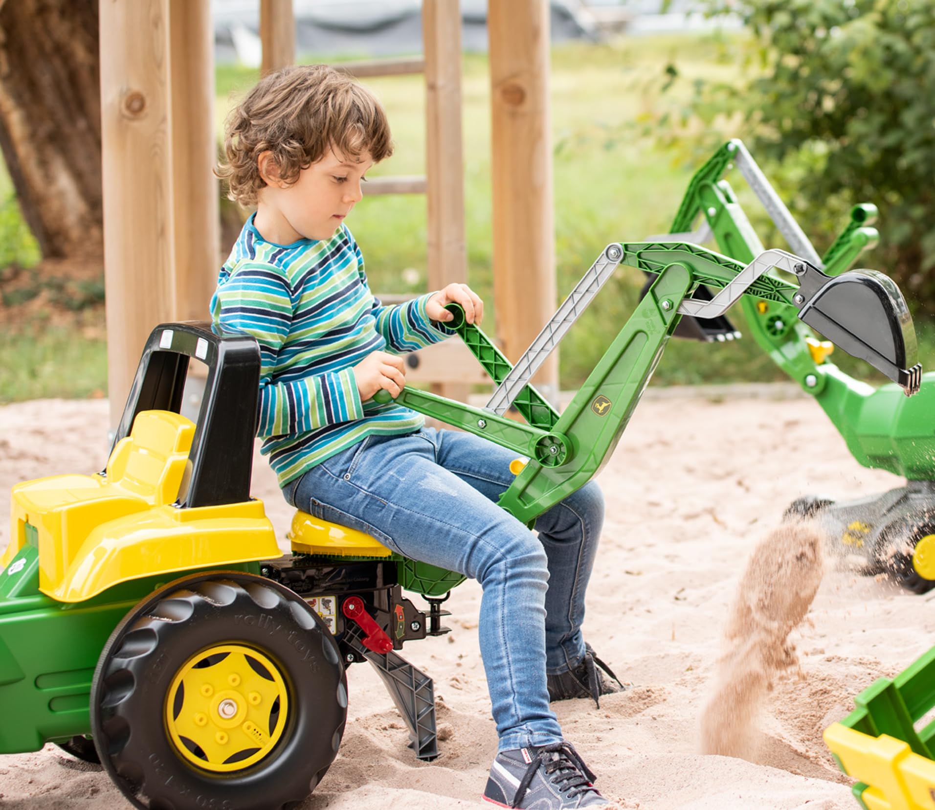 rolly-toys-rollyjunior-john-deere-trettraktor-mit-lader-811076 image 4
