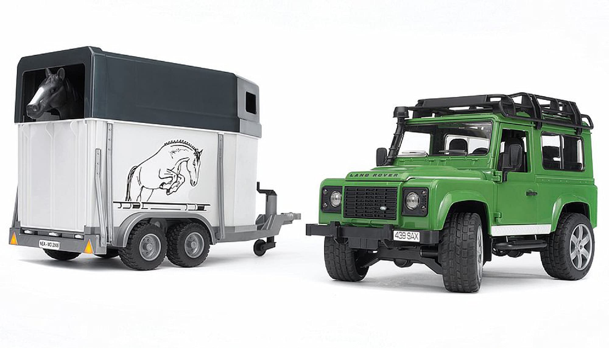 bruder-profi-land-rover-defender-02592-mit-pferdeanh-nger-pferd image 1