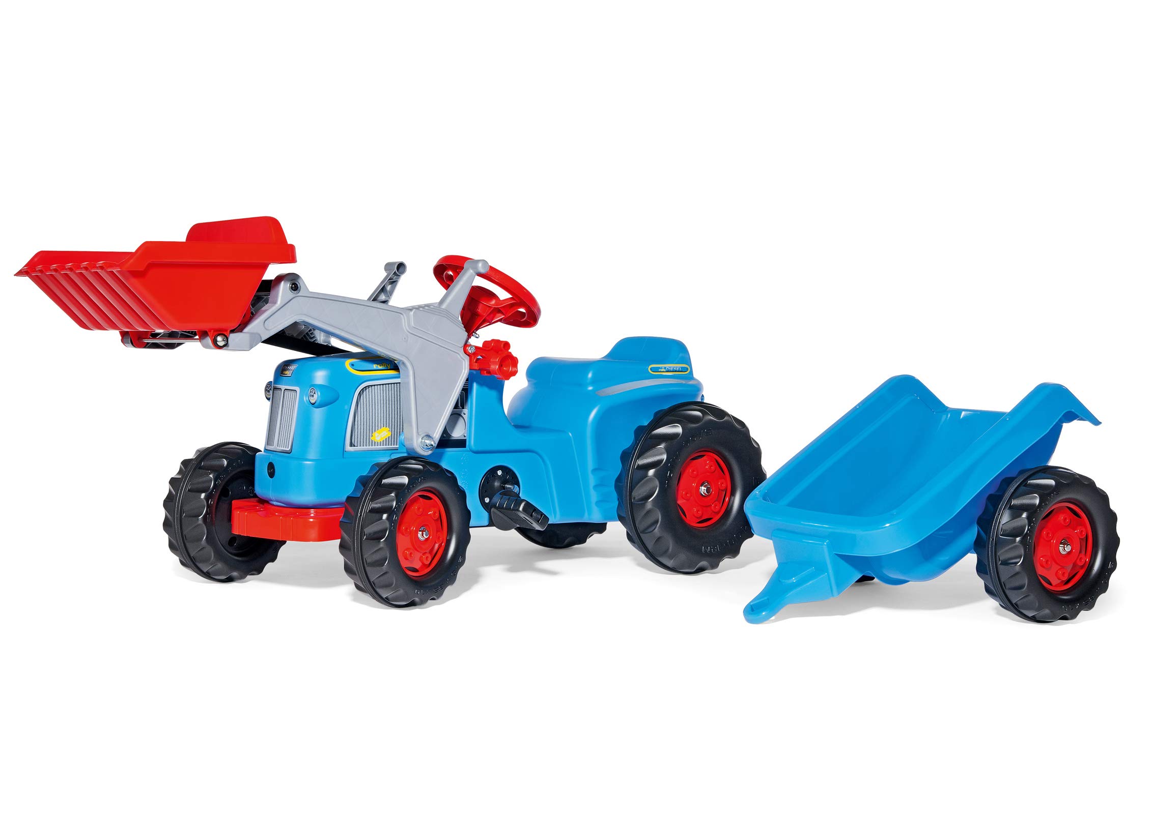 rolly-toys-rollykiddy-futura-trettraktor-mit-lader-und-anh-nger-gr-n image 5