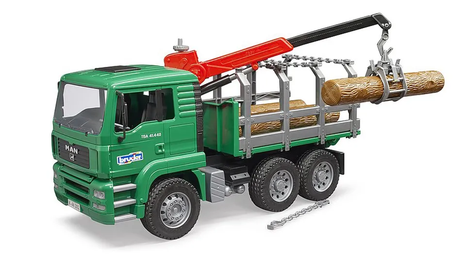 bruder-profi-02769-man-holztransporter-lkw-1-16-mit-kran image 1