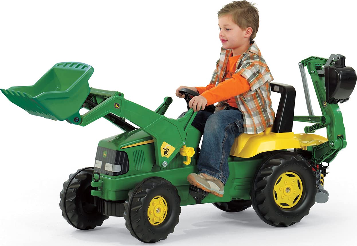 rolly-toys-rollyjunior-john-deere-trettraktor-mit-lader-811076 image 2