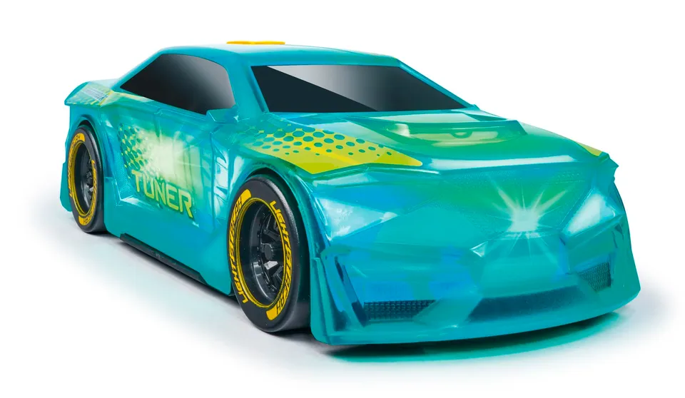 dickie-streets-n-beatz-lightstreak-tuner-rennauto-20-cm-t-rkis image 1