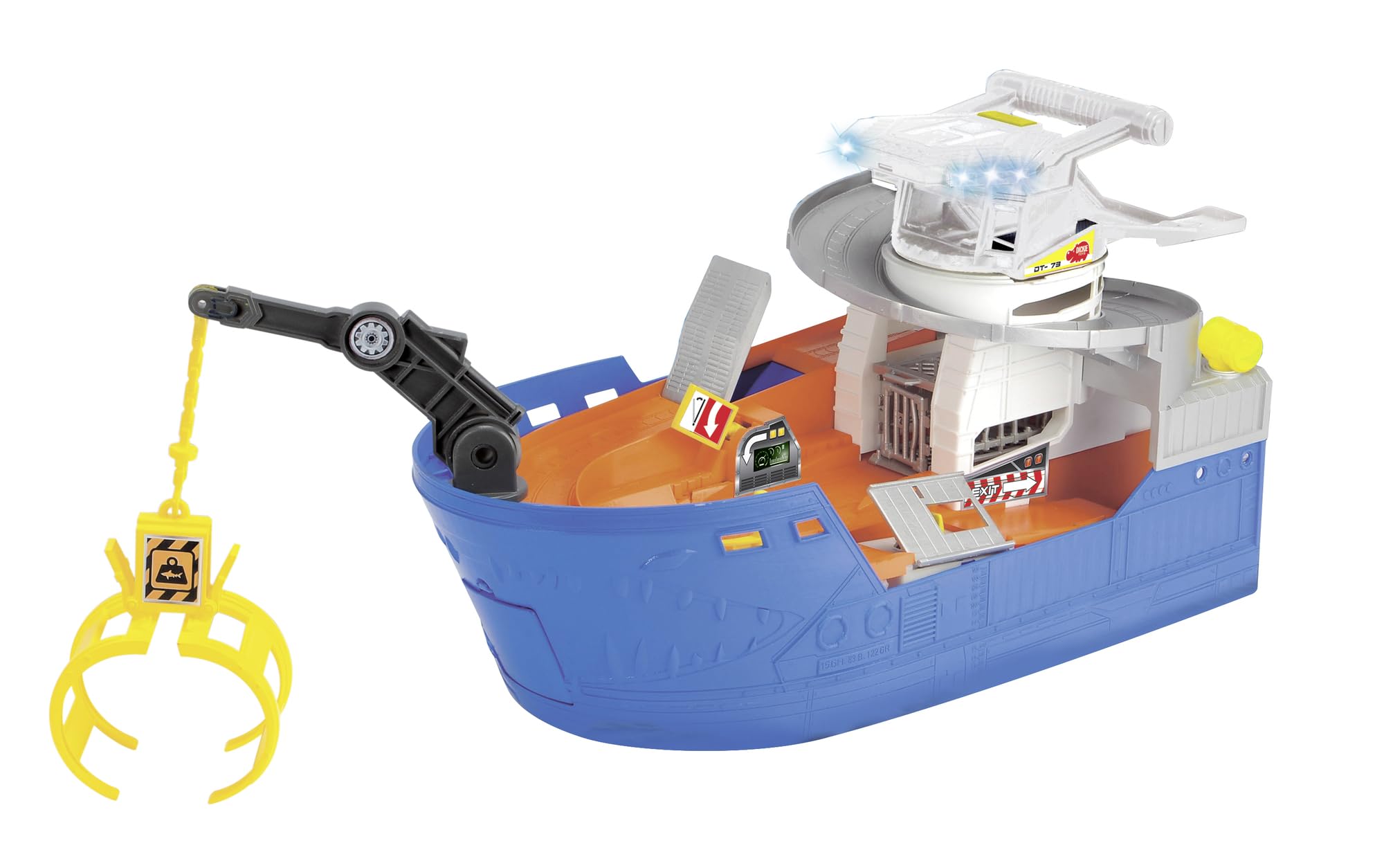 dickie-go-action-shark-attack-spielzeugboot-mit-hai-41-cm image 6
