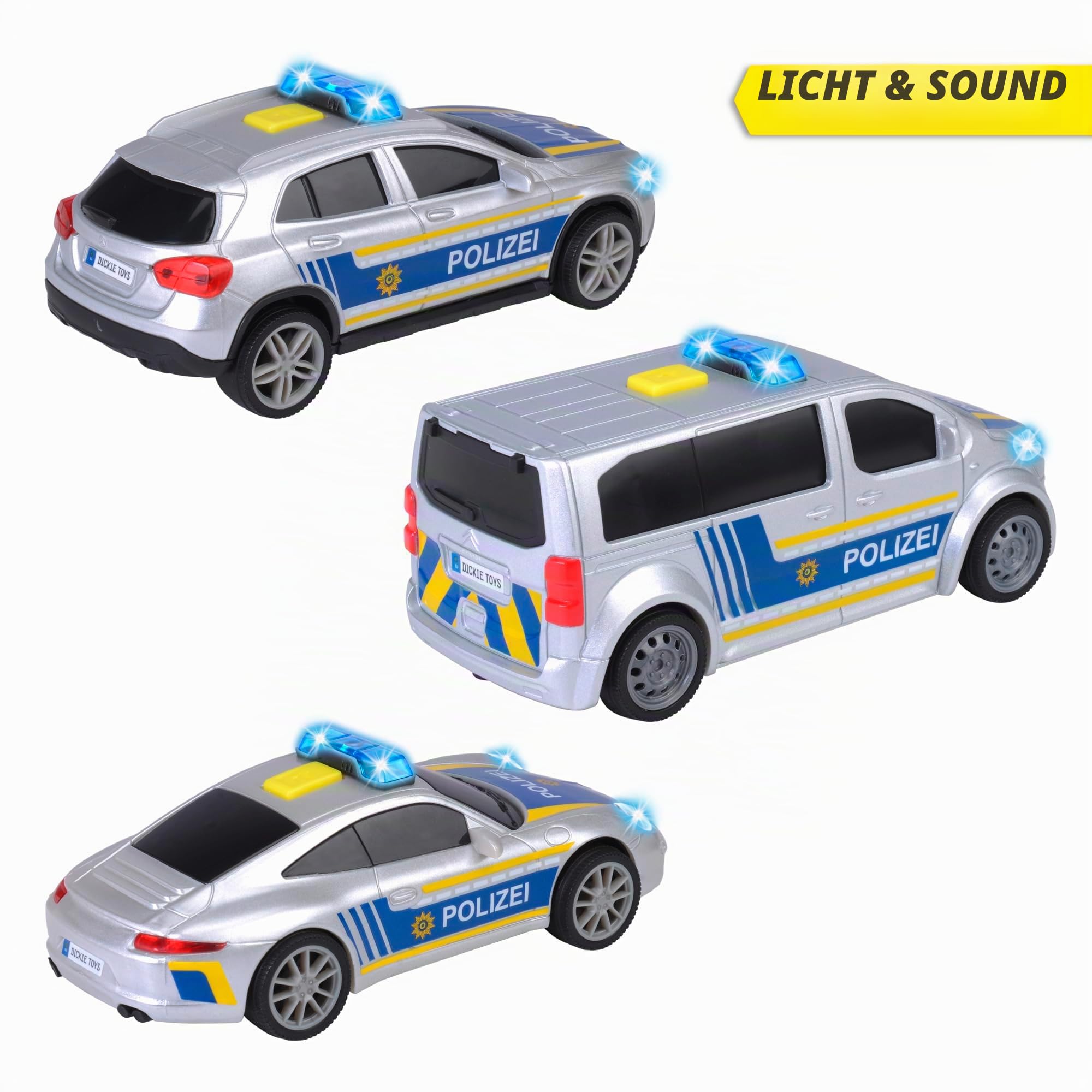 dickie-toys-sos-police-unit-polizeiauto-15-cm-mit-licht-sound image 2