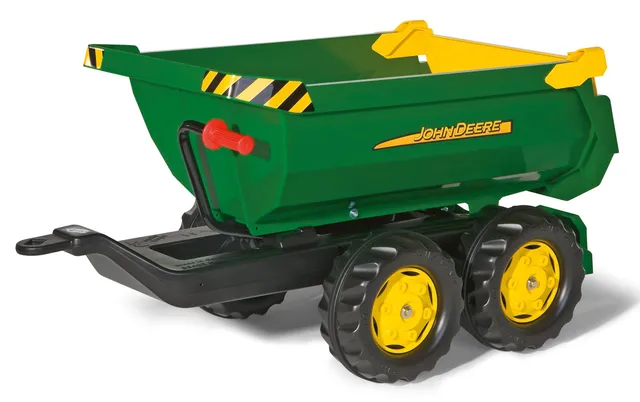 rolly-toys-rollytrailer-halfpipe-john-deere-kipper-2-achs image 1