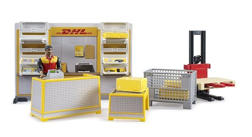bruder-bworld-62251-dhl-paketshop-spielset-mit-mitarbeiter image 5