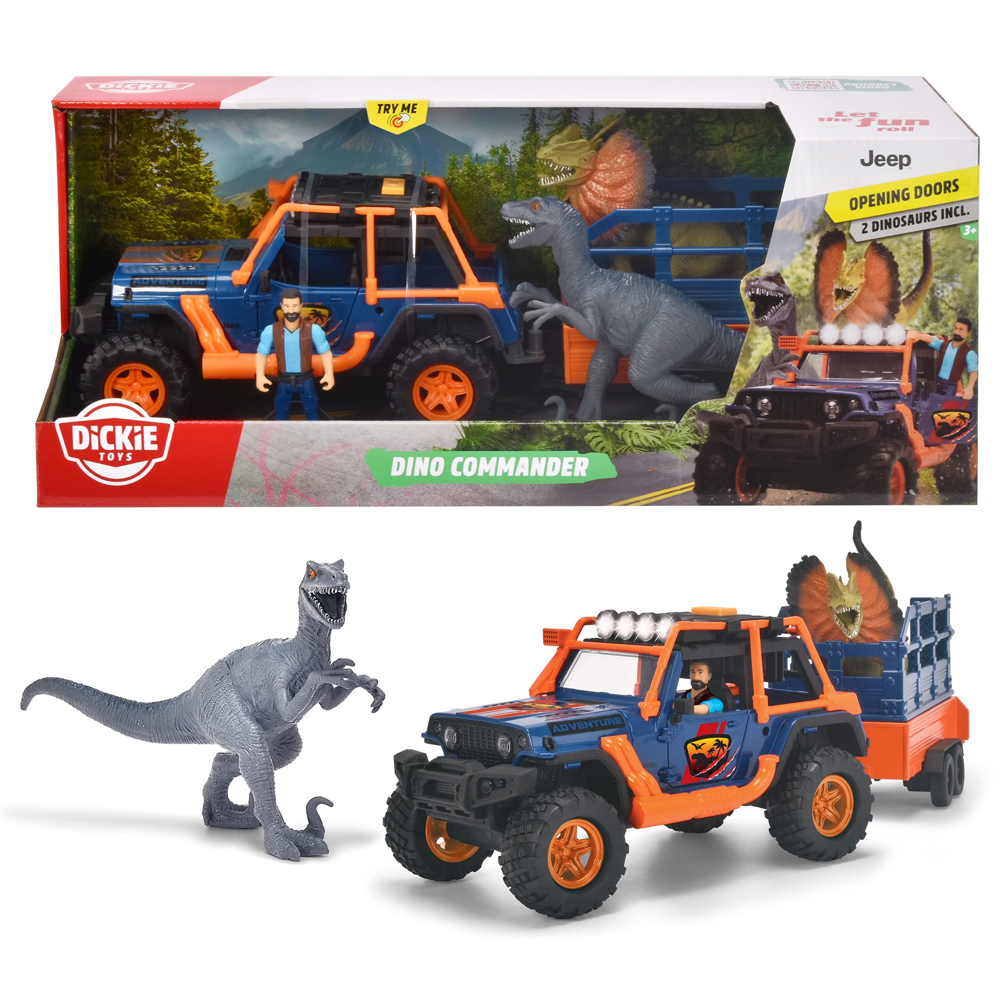dickie-toys-go-real-dino-commander-spielzeugauto-mit-dinos image 4