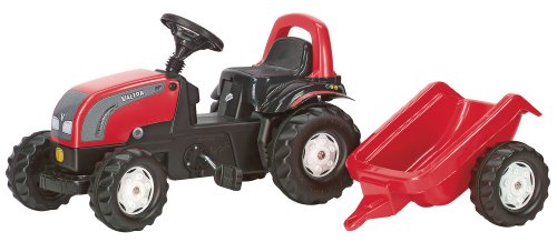 rolly-toys-rollykid-valtra-trettraktor-rot-mit-anh-nger-2-5-5-j image 2