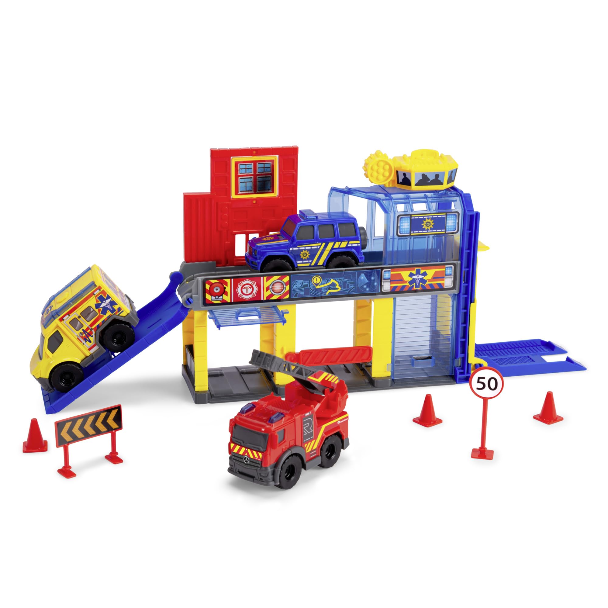 dickie-toys-sos-micro-auto-station-mercedes-3-autos-ab-3 image 3