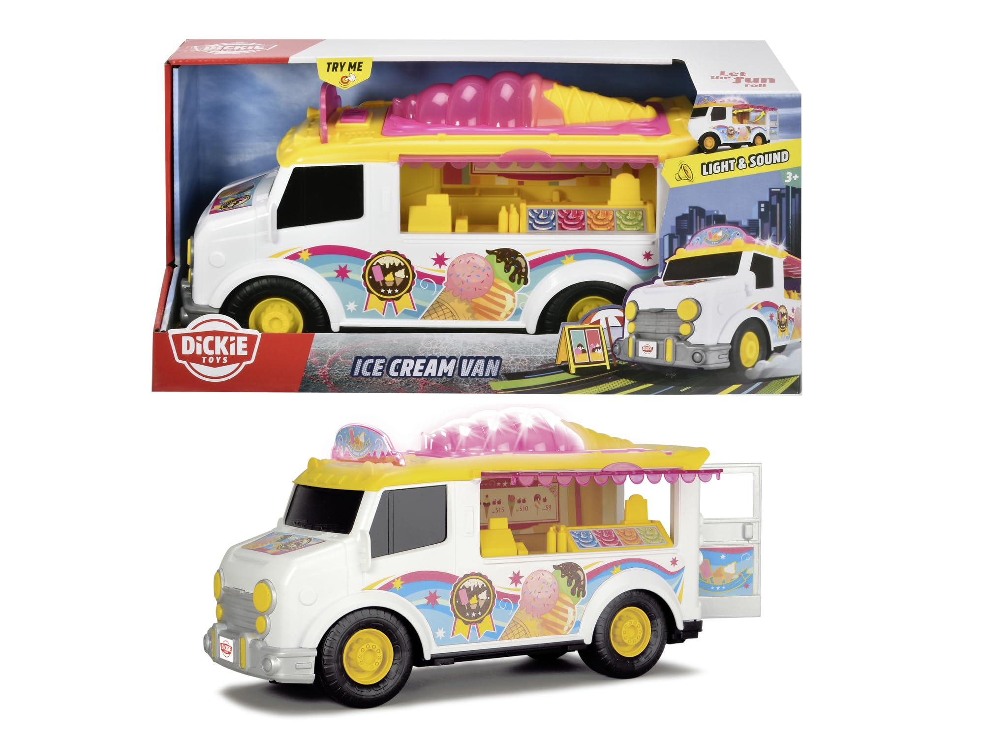 dickie-toys-streets-n-beatz-ice-cream-van-eiswagen-30-cm image 2