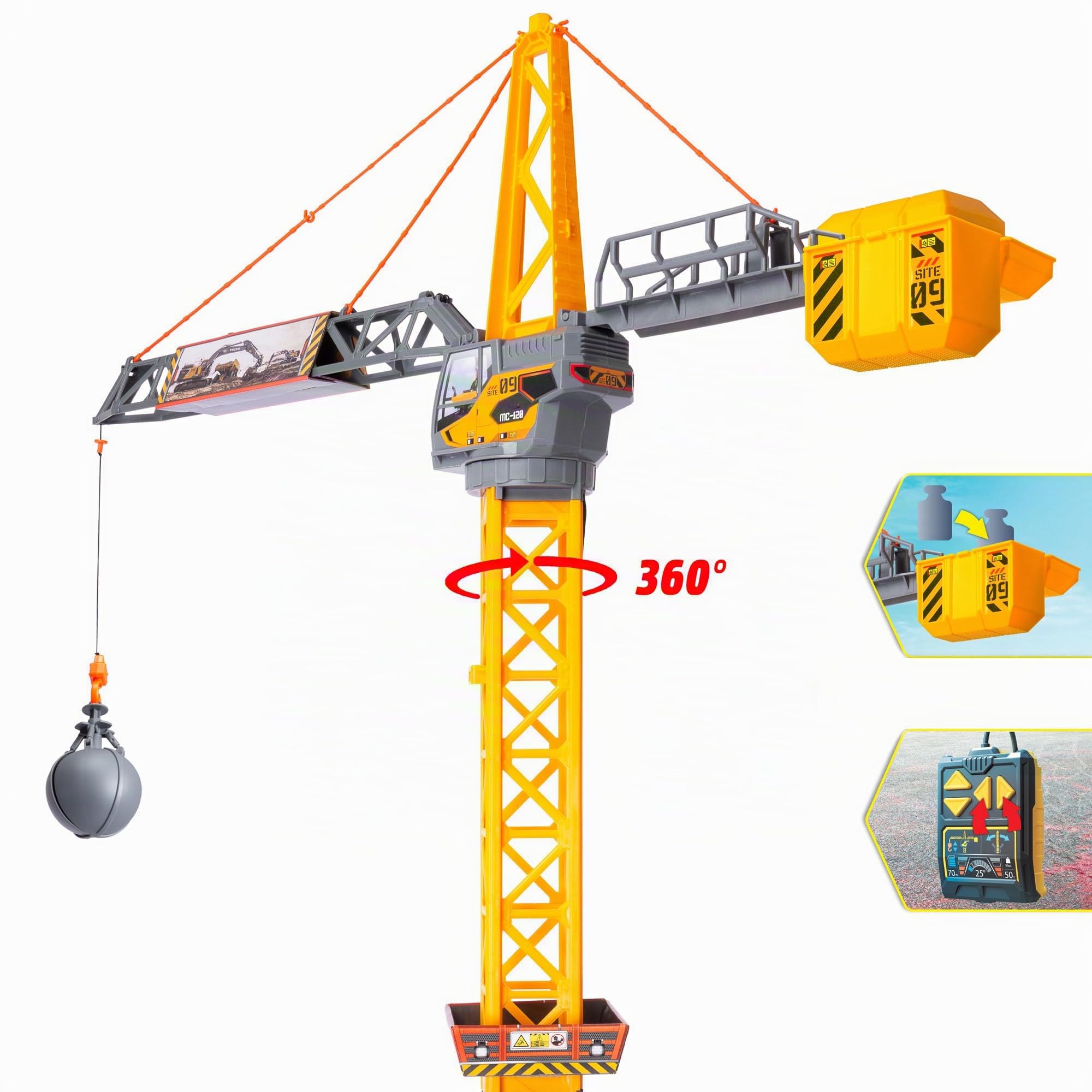 dickie-toys-go-crazy-mighty-crane-kran-110-cm-ferngesteuert image 3