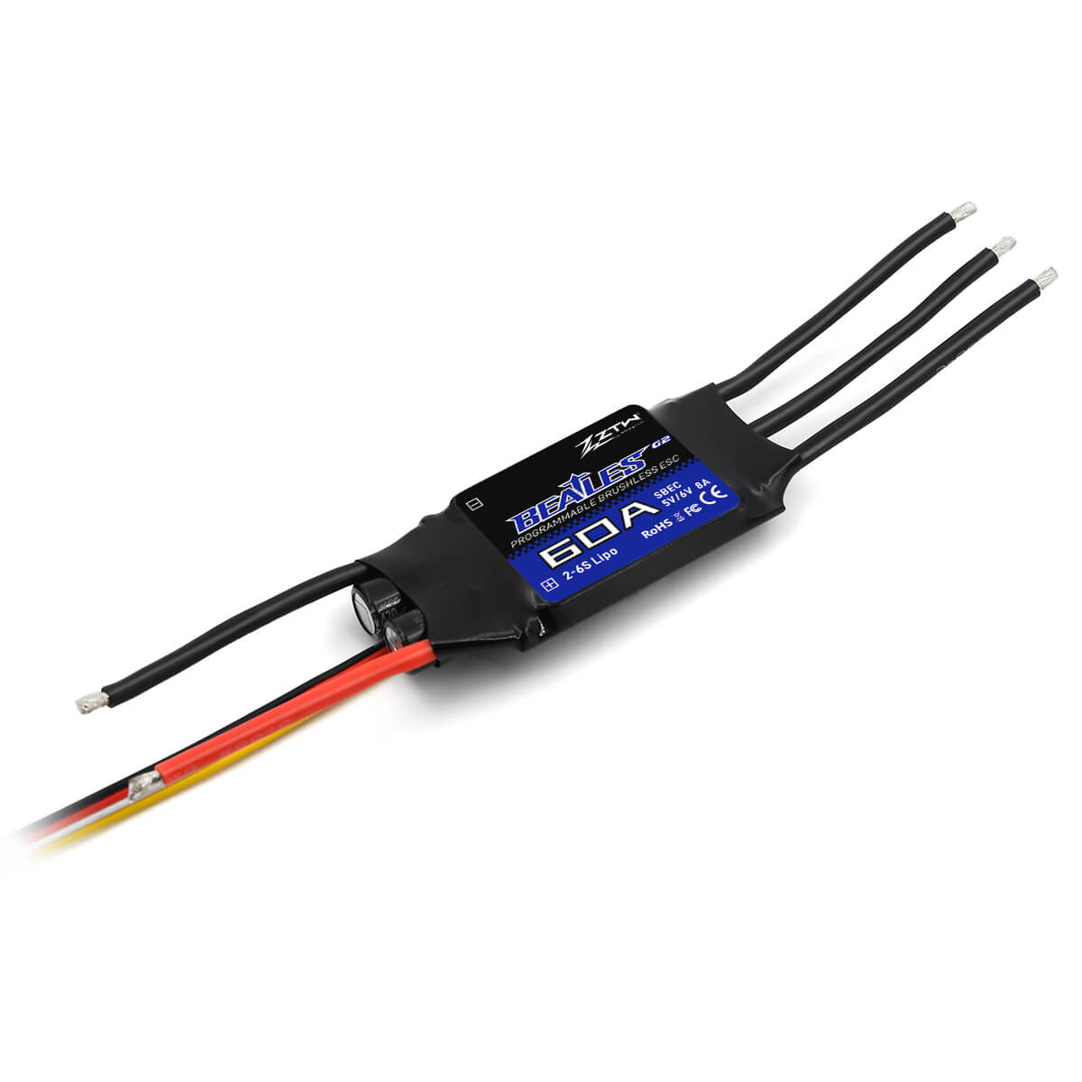 ztw-beatles-g2-60a-esc-drohnen-regler-ohne-stecker-2-6s-sbec image 6