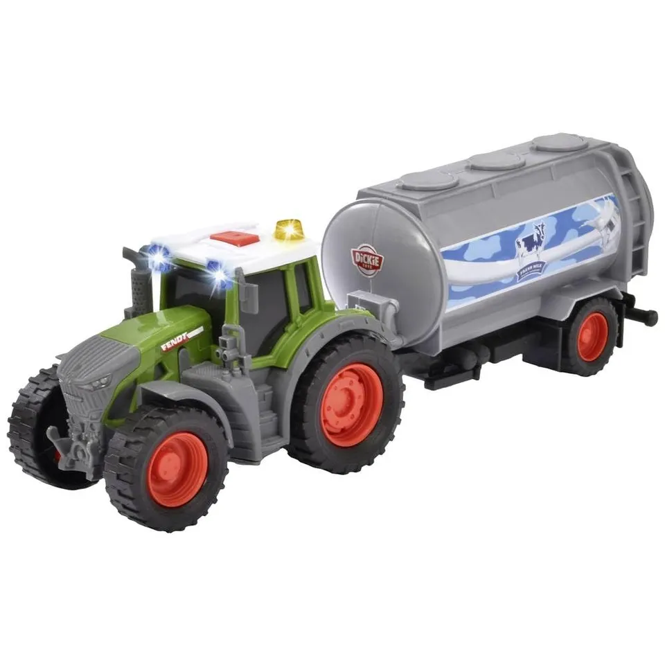 dickie-toys-go-real-fendt-traktor-mit-milch-anh-nger-26-cm image 1