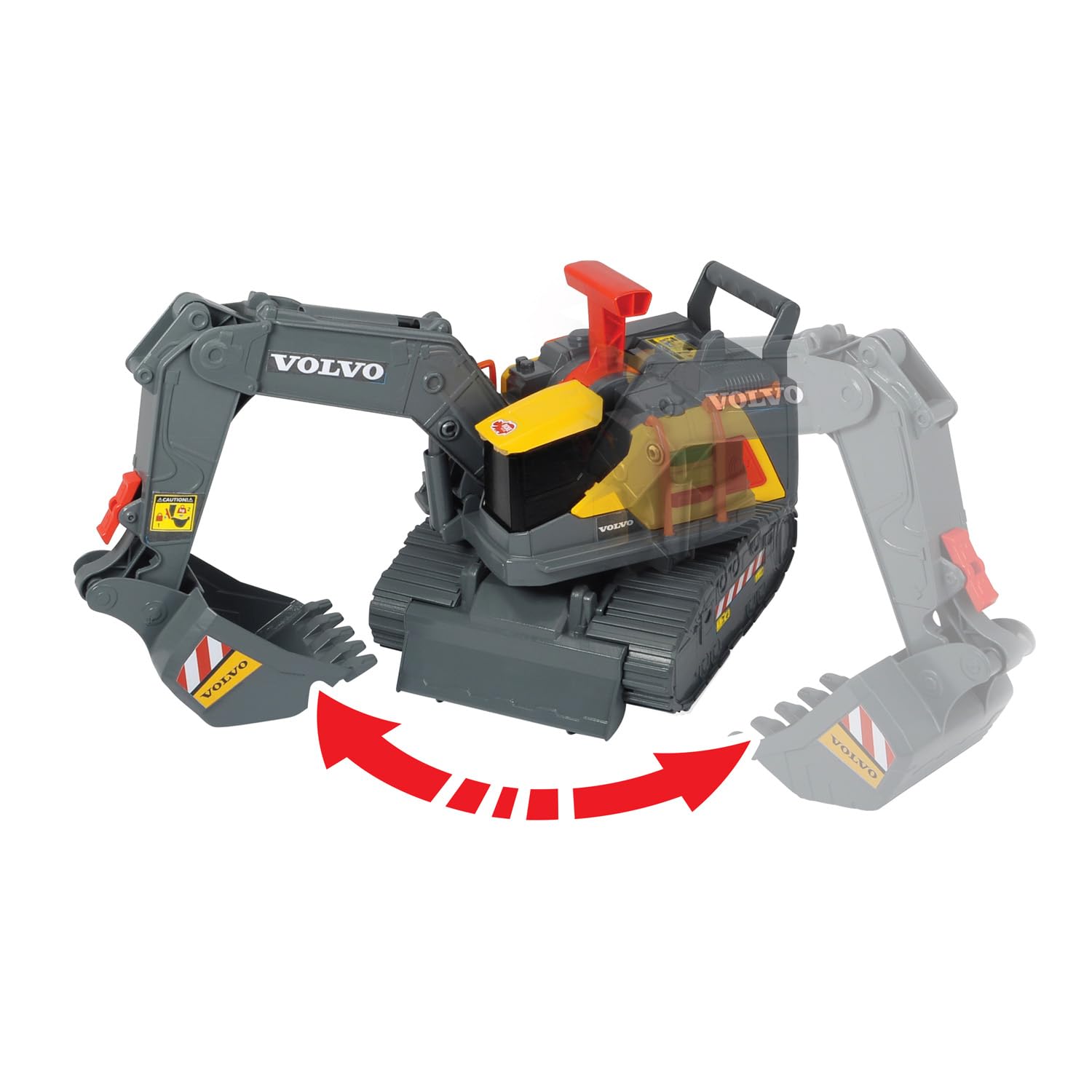 dickie-toys-go-real-volvo-bagger-spielzeug-30cm-licht image 6