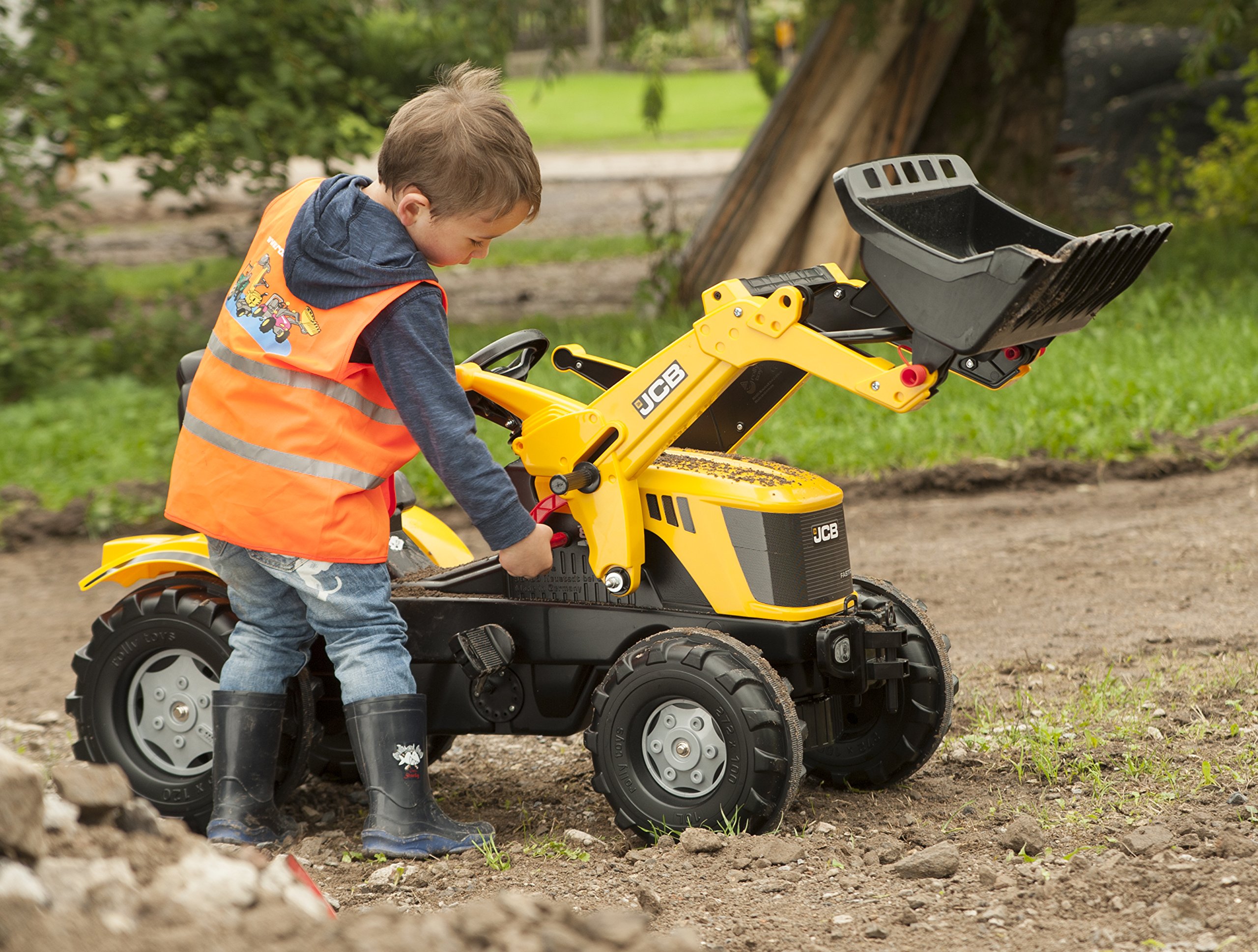 rolly-toys-rollyfarmtrac-jcb-8250-trettraktor-mit-lader image 6