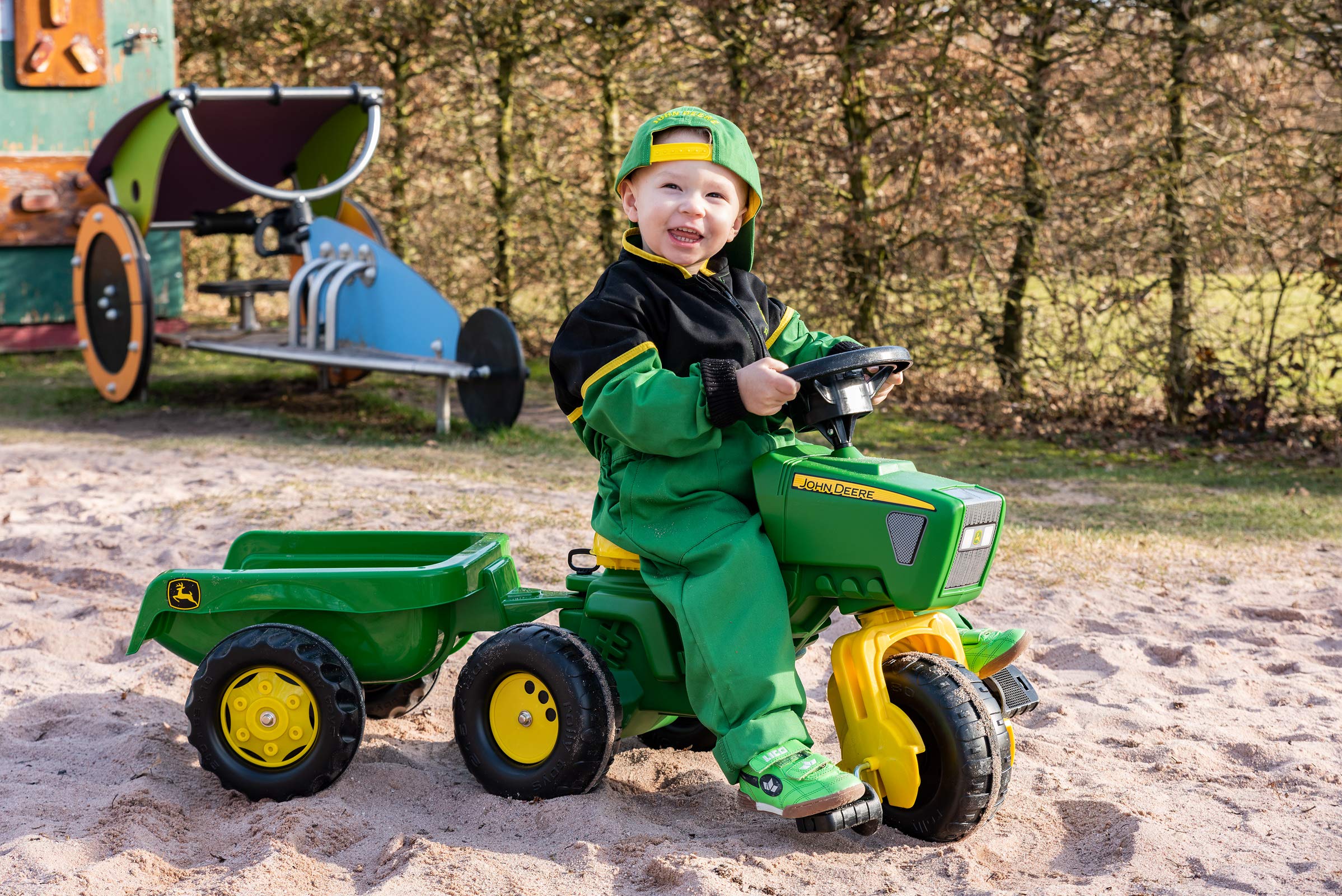 rolly-toys-rollytrike-john-deere-dreirad-anh-nger-sound image 3