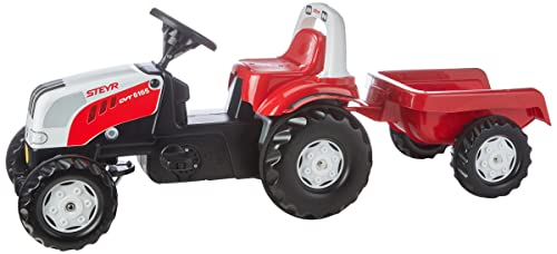 rolly-toys-rollykid-steyr-6165-cvt-trettraktor-mit-anh-nger image 5