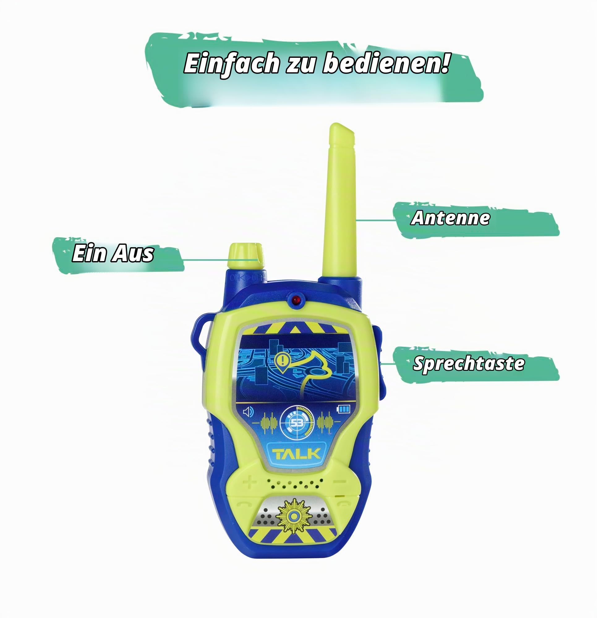 dickie-toys-sos-walkie-talkie-police-funkger-t-2er-set-100-m image 4
