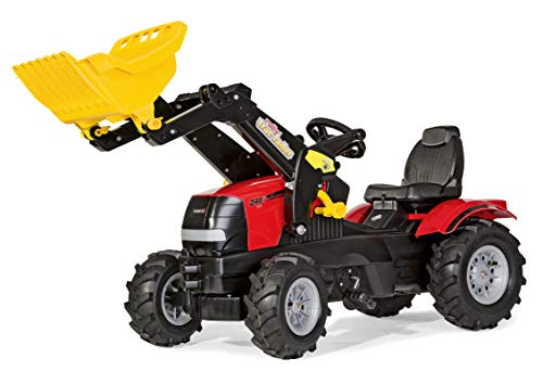 rolly-toys-rollyfarmtrac-case-puma-cvx225-trettraktor-lader-luftreifen image 7