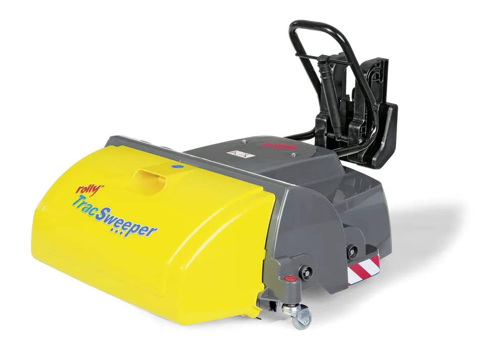 rolly-toys-rollytrac-sweeper-kehrmaschine-gelb-anbau image 1