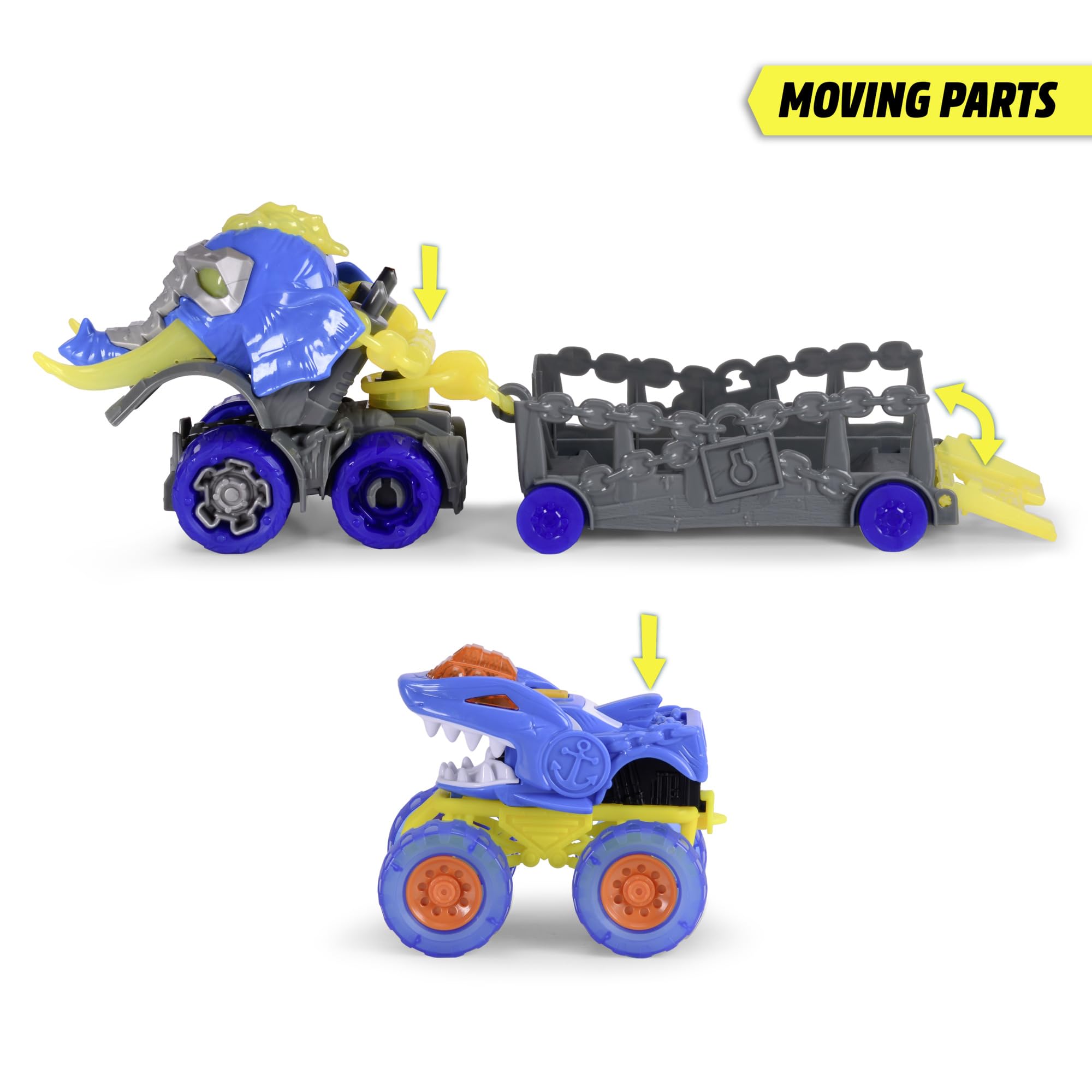 dickie-motor-mutants-monster-ranger-shark-truck-mit-hai-auto-32cm image 3