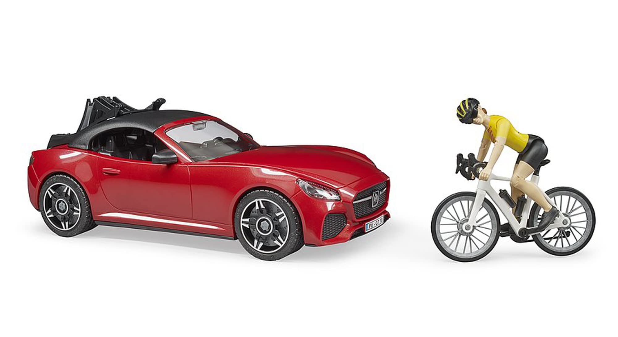 bruder-profi-series-03485-roadster-cabrio-mit-rennrad image 3