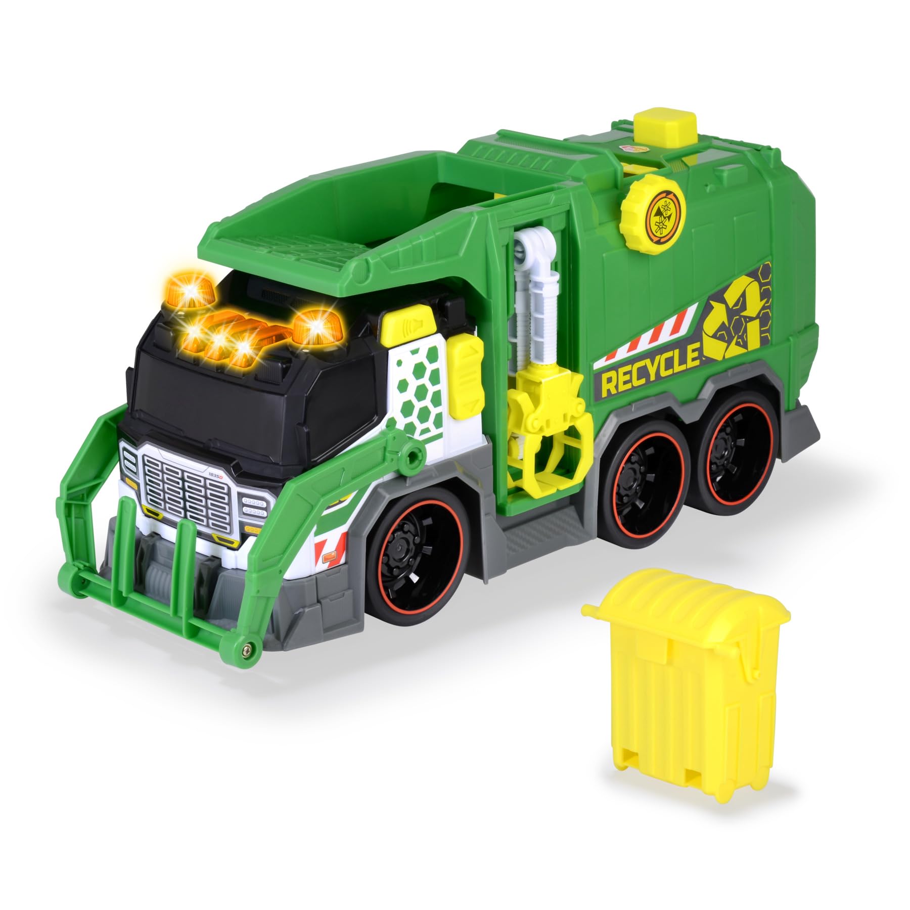 dickie-toys-go-real-m-llauto-39-cm-m-llwagen-mit-greifarm-sound image 1