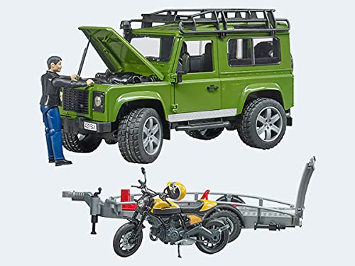bruder-profi-land-rover-defender-mit-anh-nger-ducati-02589 image 2