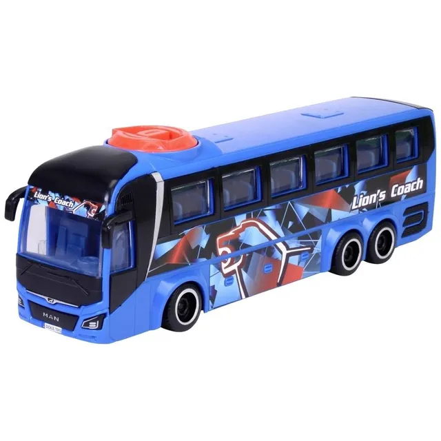 dickie-toys-go-real-man-reisebus-spielzeugbus-blau-lenkbar-26-5-cm image 1