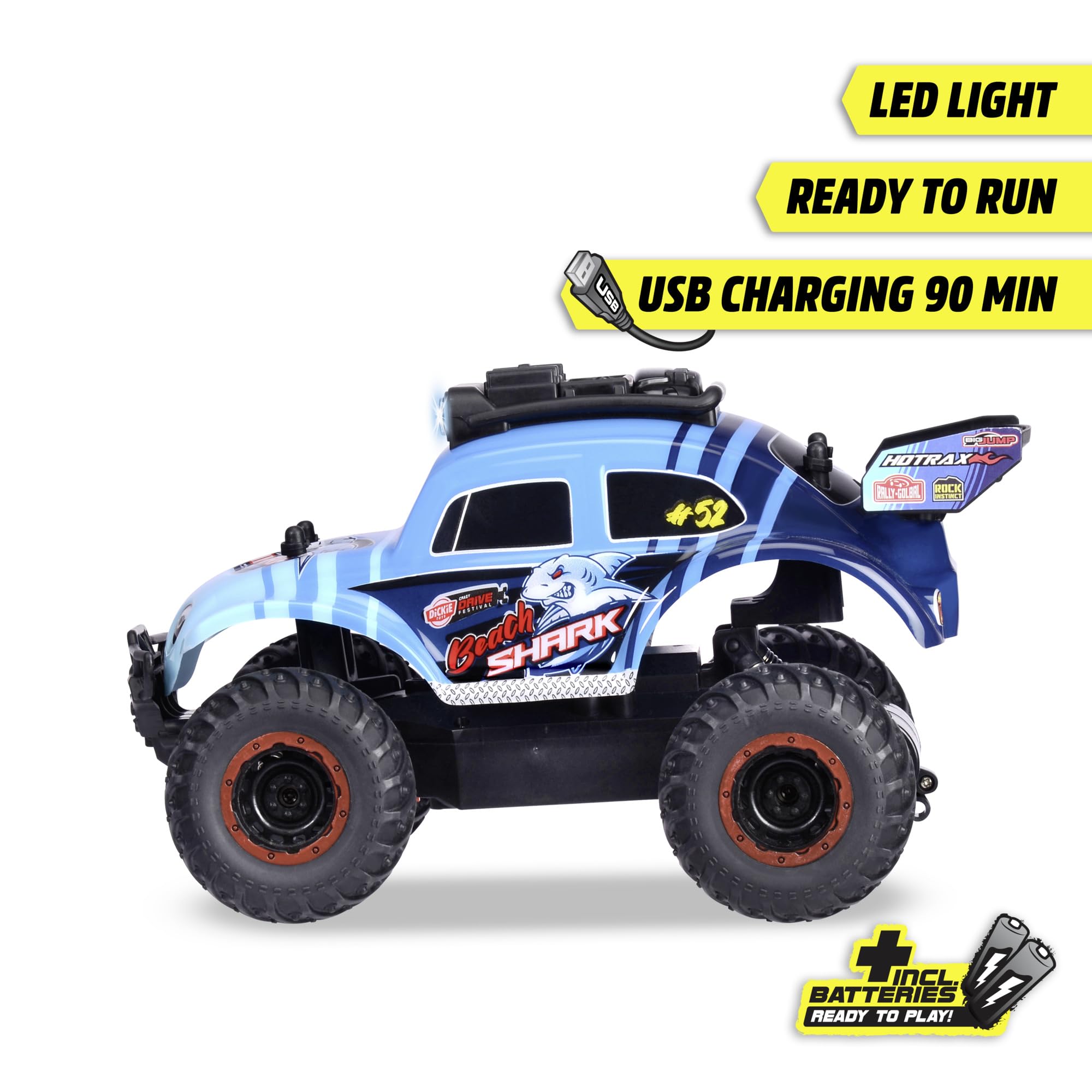 dickie-go-crazy-vw-beetle-monster-bug-rc-auto-23-cm image 3