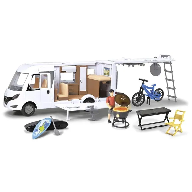 dickie-go-real-hymer-wohnmobil-camper-30-cm-mit-figur image 1