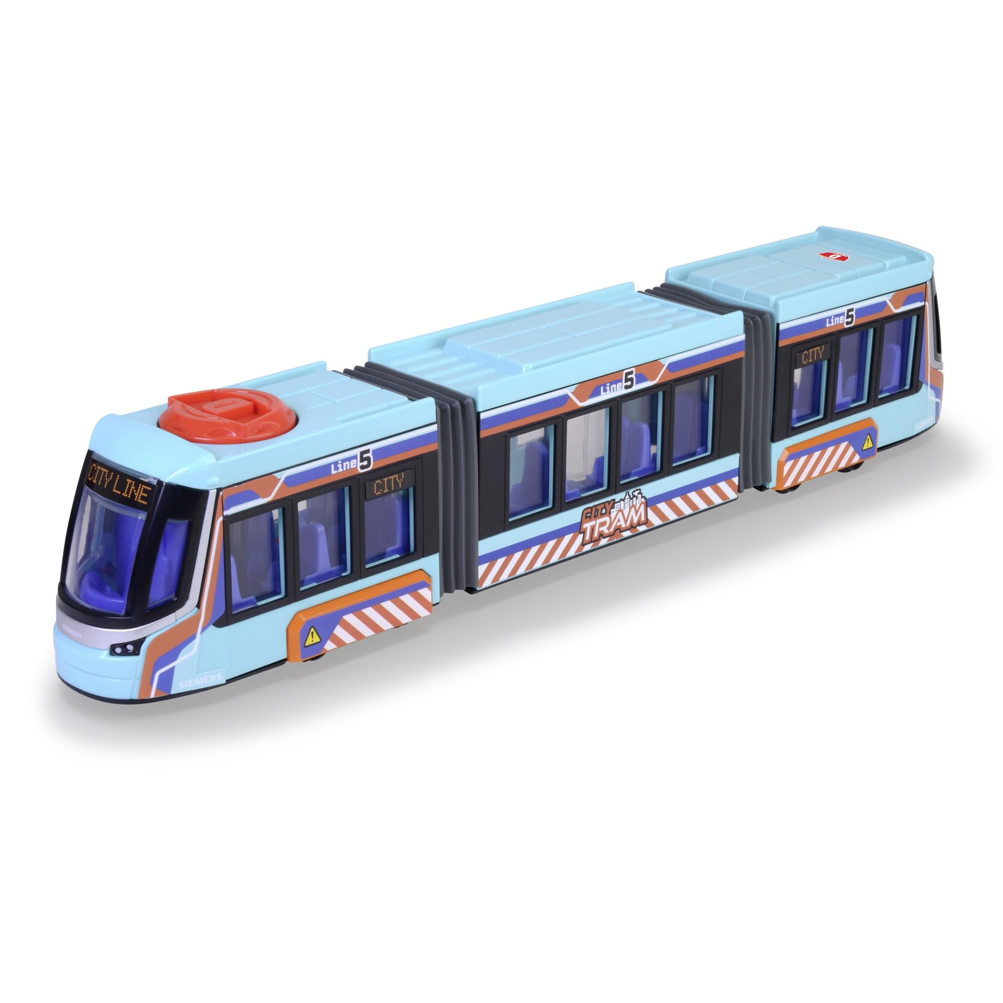 dickie-toys-go-real-city-tram-stra-enbahn-41-5-cm-freilauf image 1