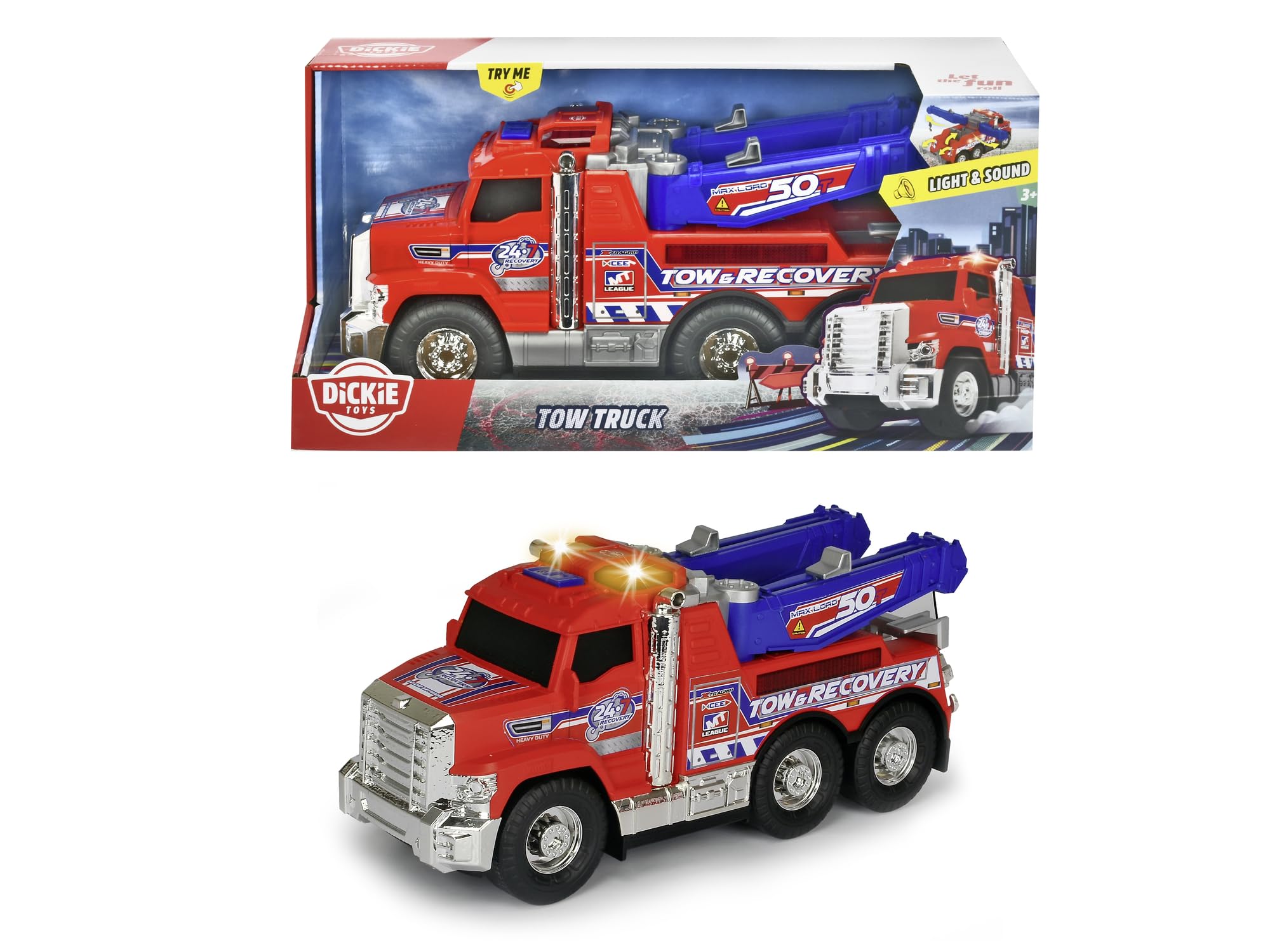 dickie-toys-go-real-tow-truck-abschleppwagen-31-5-cm-mit-licht-sound image 5
