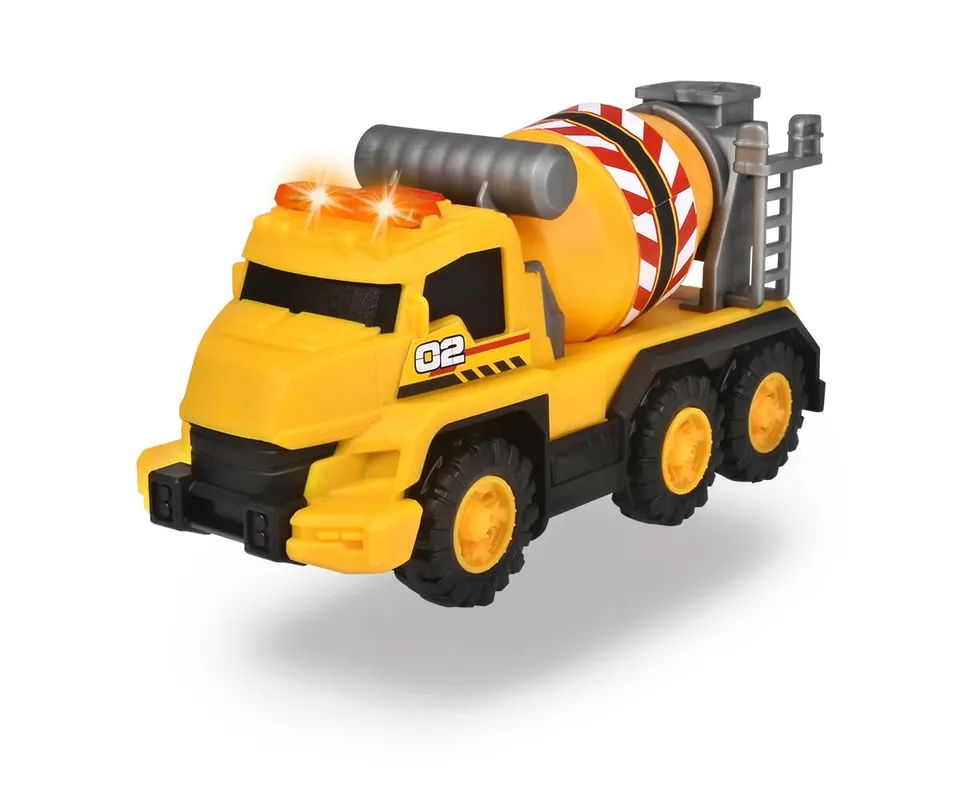 dickie-toys-go-real-betonmischer-lkw-16-cm-mit-licht-sound image 1