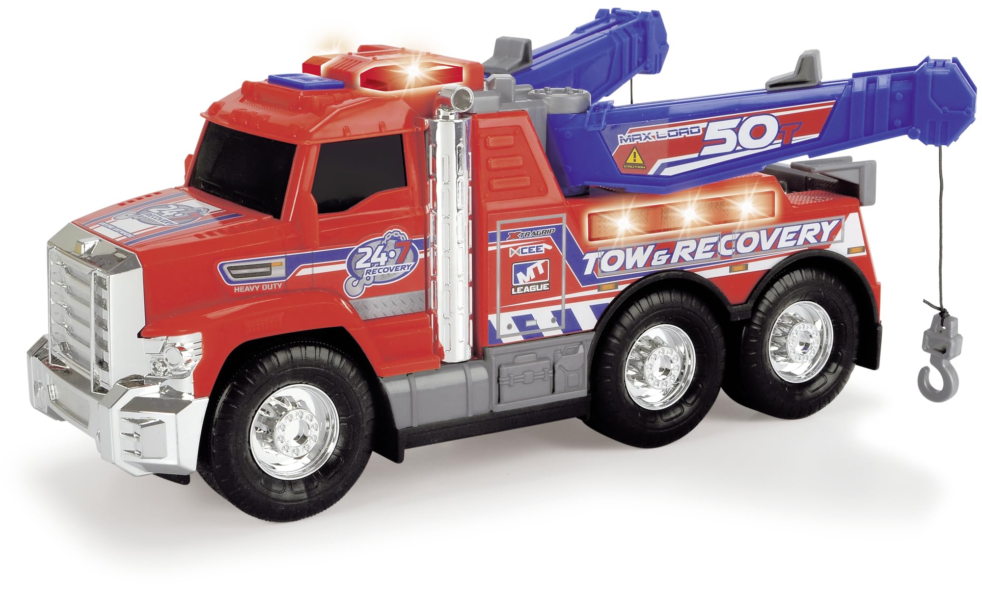 dickie-toys-go-real-tow-truck-abschleppwagen-31-5-cm-mit-licht-sound image 2