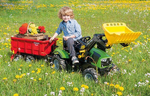 rolly-toys-rollyfarmtrac-deutz-fahr-trettraktor-mit-frontlader-luftreifen image 4
