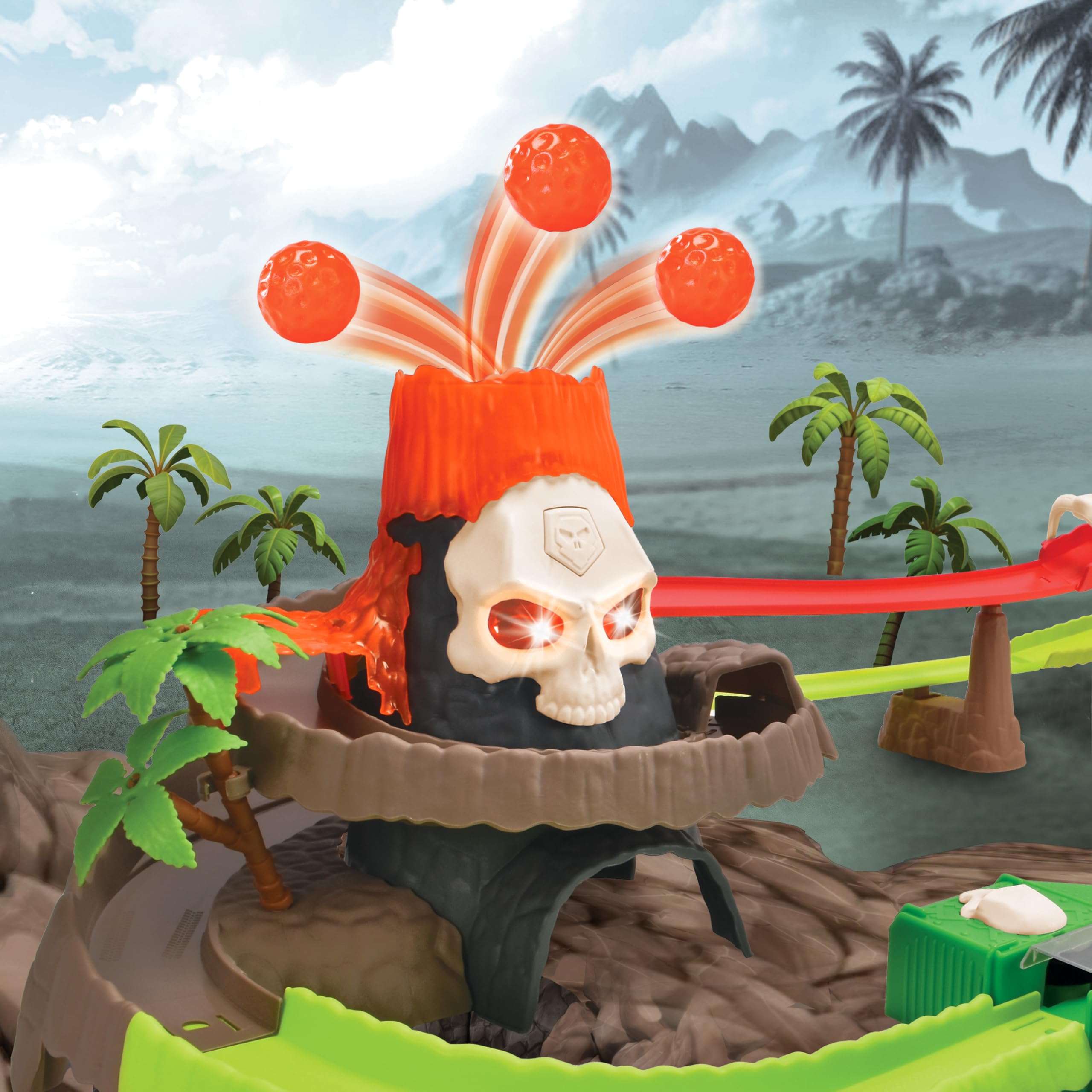 dickie-go-action-skull-volcano-track-set-100-cm-mit-dino image 5