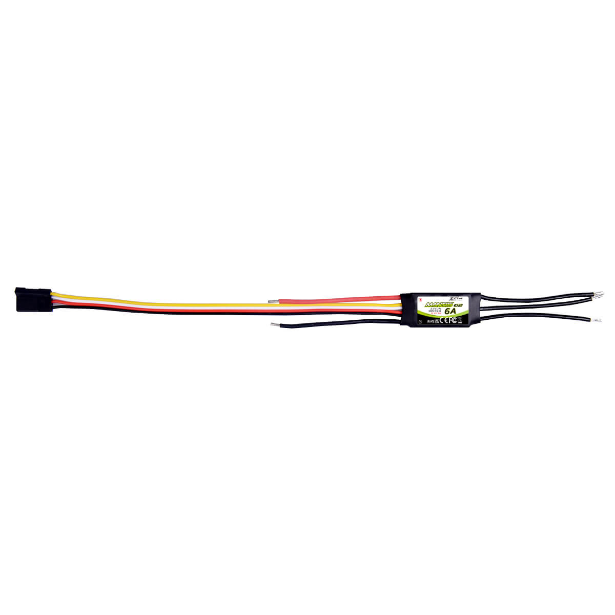 ztw-mantis-g2-6a-fahrtregler-2-3s-sbec-mit-xt30 image 6
