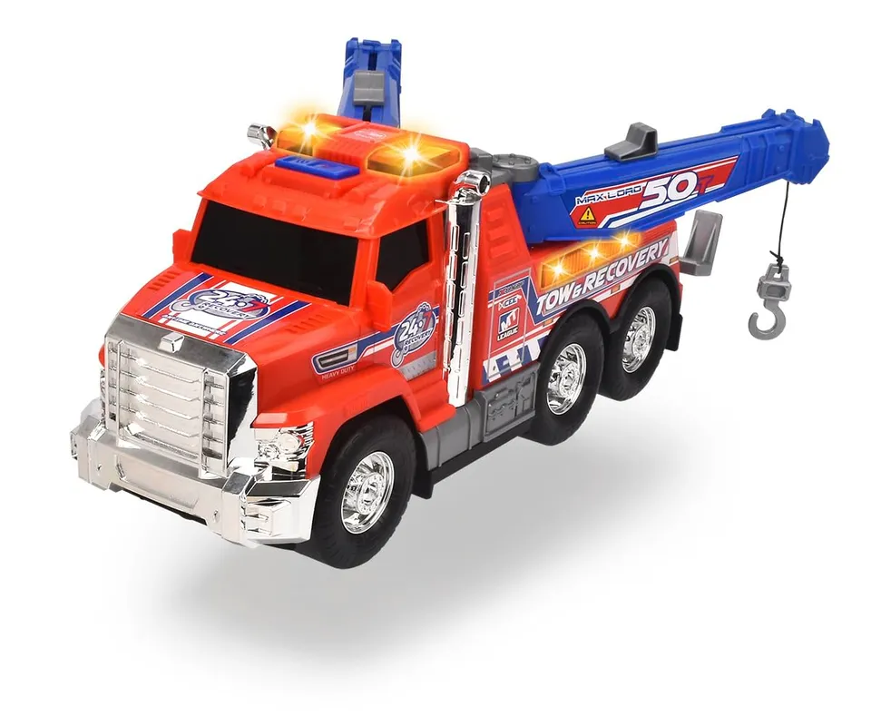 dickie-toys-go-real-tow-truck-abschleppwagen-31-5-cm-mit-licht-sound image 1