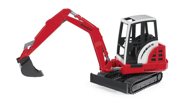 bruder-profi-02432-schaeff-hr16-minibagger-1-16-drehbar image 1