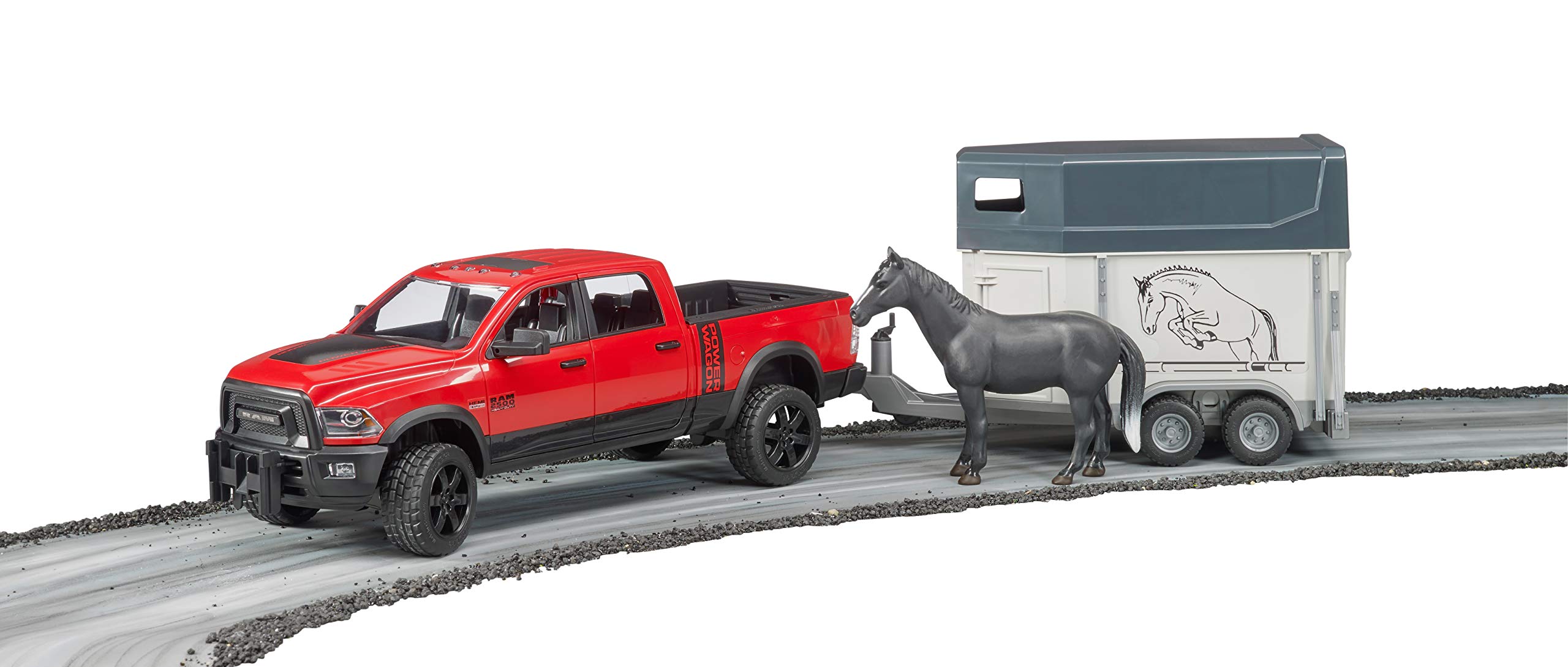 bruder-profi-02501-ram-2500-power-wagon-pferdeanh-nger-mit-pferd image 5