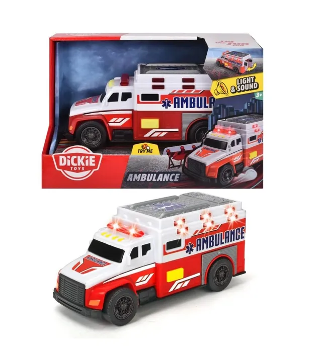 dickie-toys-sos-krankenwagen-mini-city-mit-licht-sound image 1