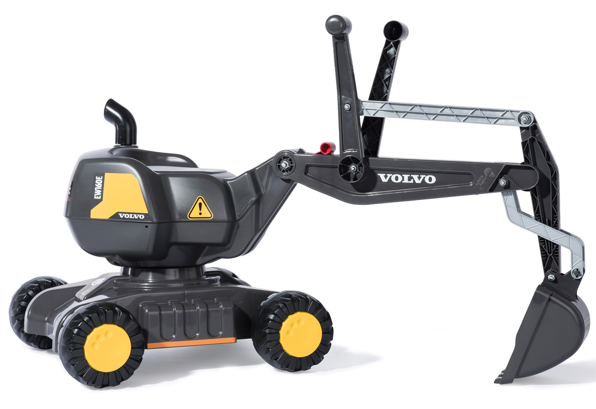 rolly-toys-rollydigger-volvo-ew160-bagger-grau-gelb-3-5-j image 2