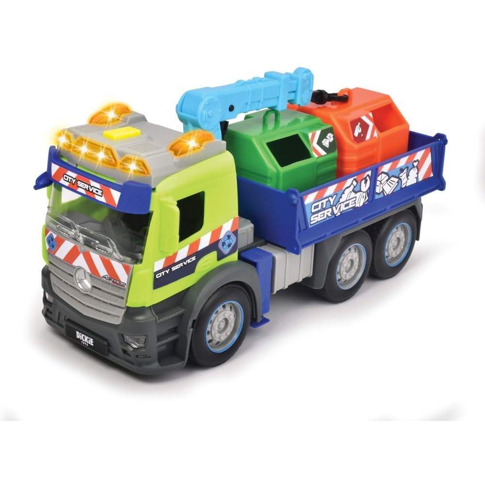 dickie-go-real-action-truck-recycling-lkw-26-cm image 3