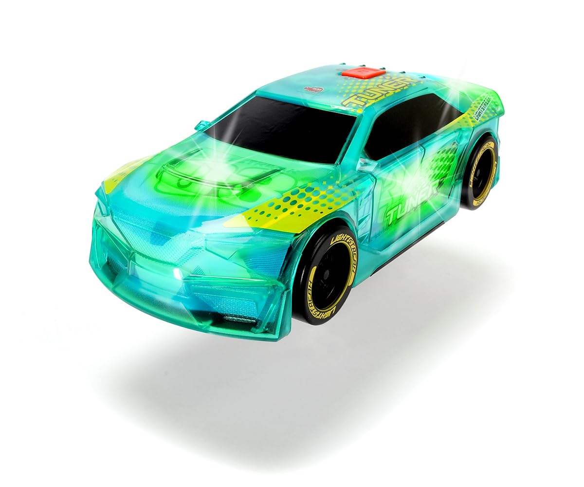 dickie-streets-n-beatz-lightstreak-tuner-rennauto-20-cm-t-rkis image 2
