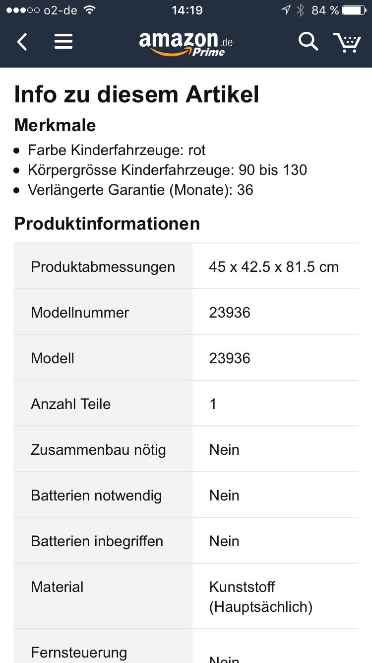 Haube geht auf